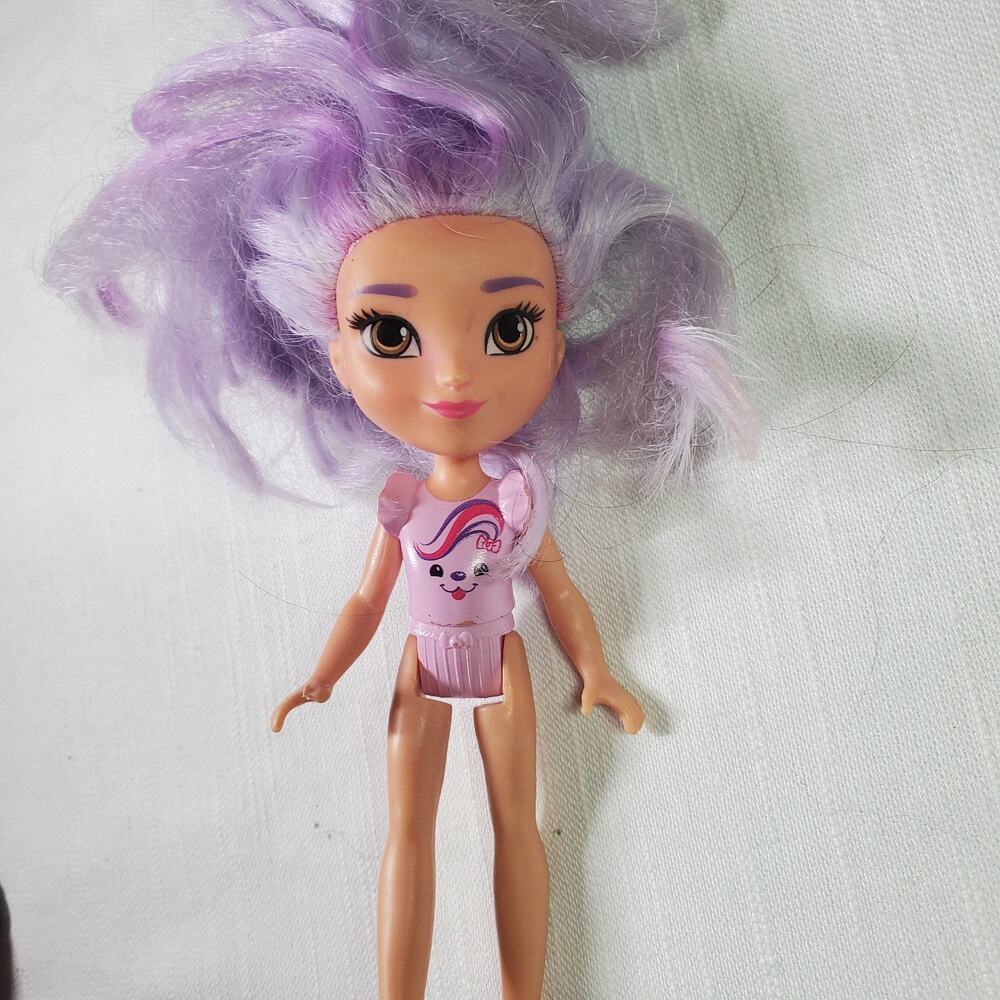 Nickelodeon Sunny Day Blair 6" Play Doll Figure Purple Hair Mattel Toy Loose